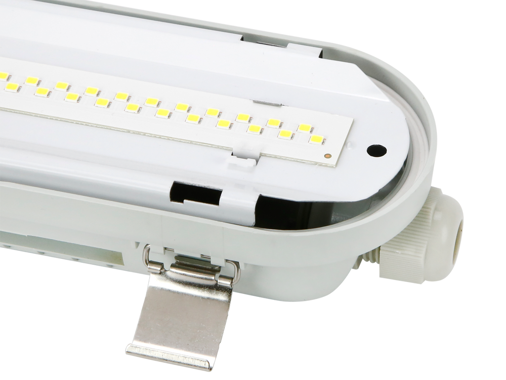 Hermetische armatuur RANGER 4000K 10-40W 7200lm IP66 120cm grijs PRIME