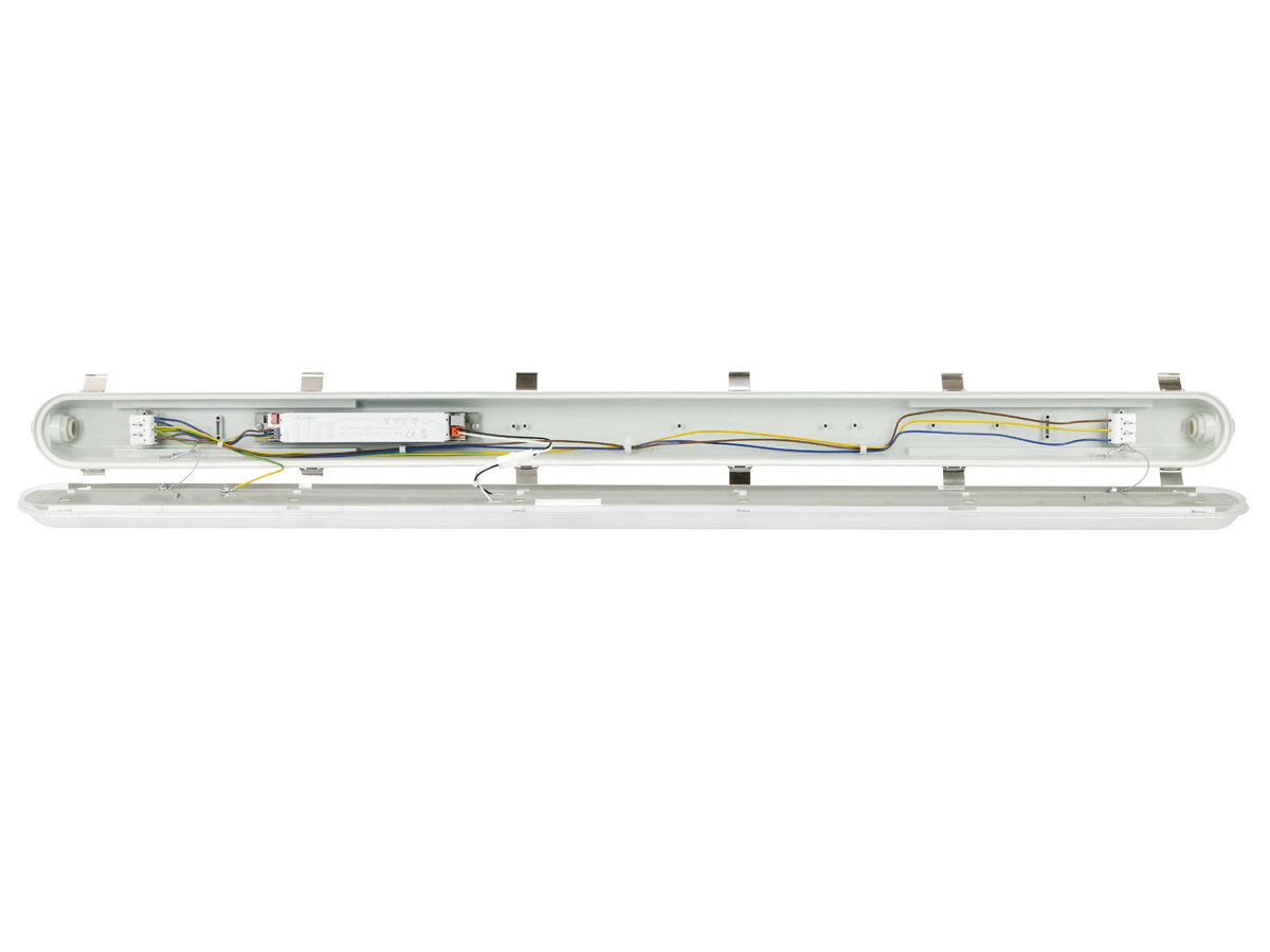 Hermetische armatuur RANGER 4000K 40W 7200lm IP66 120cm grijs PRIME DALI