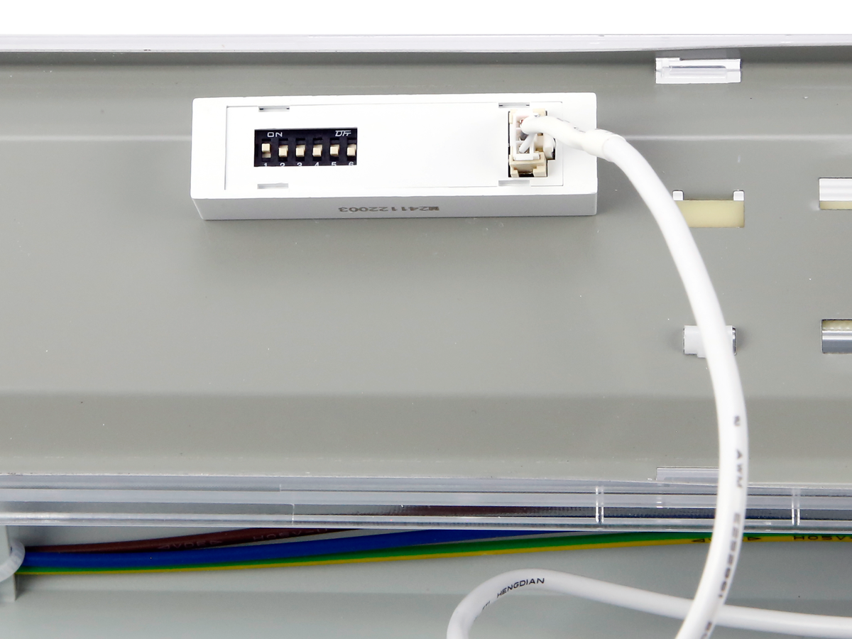 Hermetische armatuur RANGER 4000K 10-40W 7200lm IP66 120cm grijs PRIME bewegingssensor MV