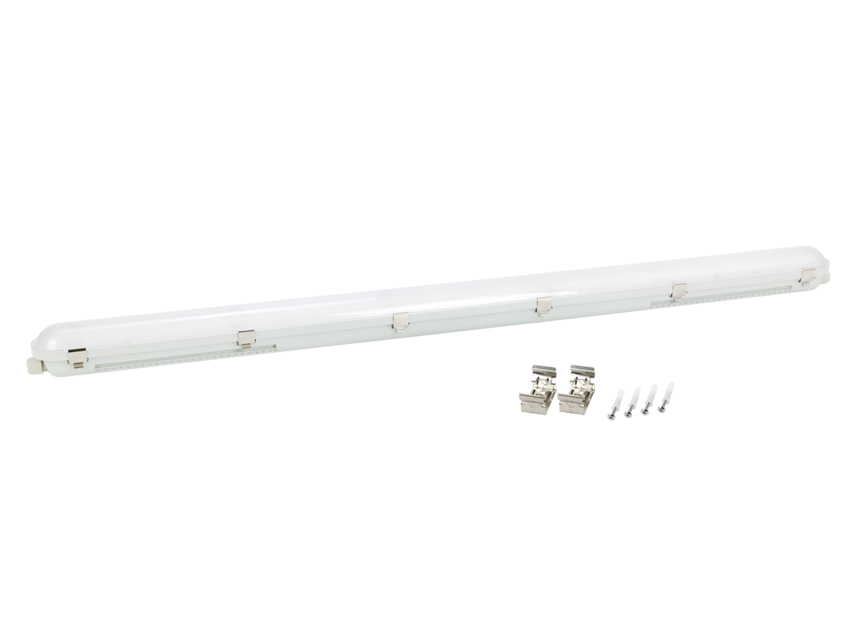 Hermetische armatuur RANGER 3CCT (3/4/5K) 10-40W 6000lm IP66 120cm grijs PRIME bewegingssensor MV