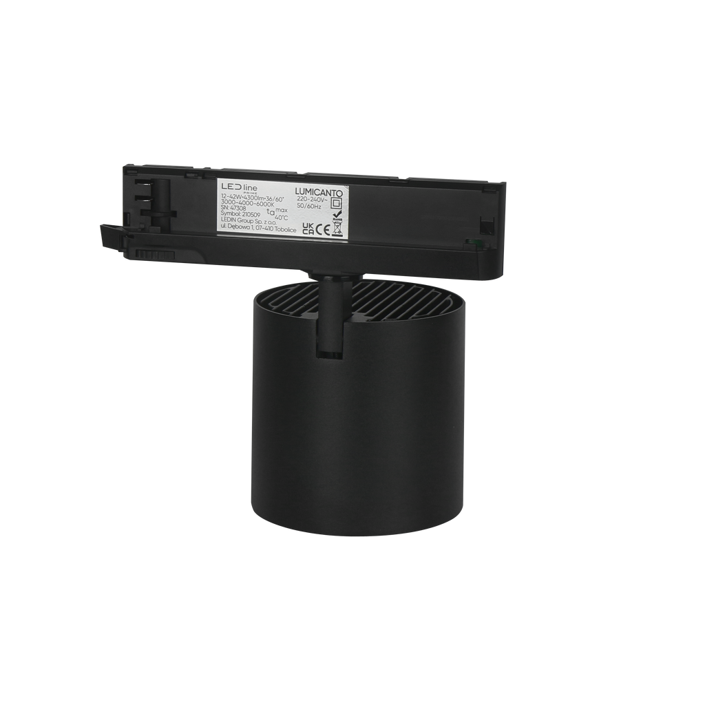 Spoorlicht LUMICANTO 12-42W CCT 36/60° zwarte PRIME