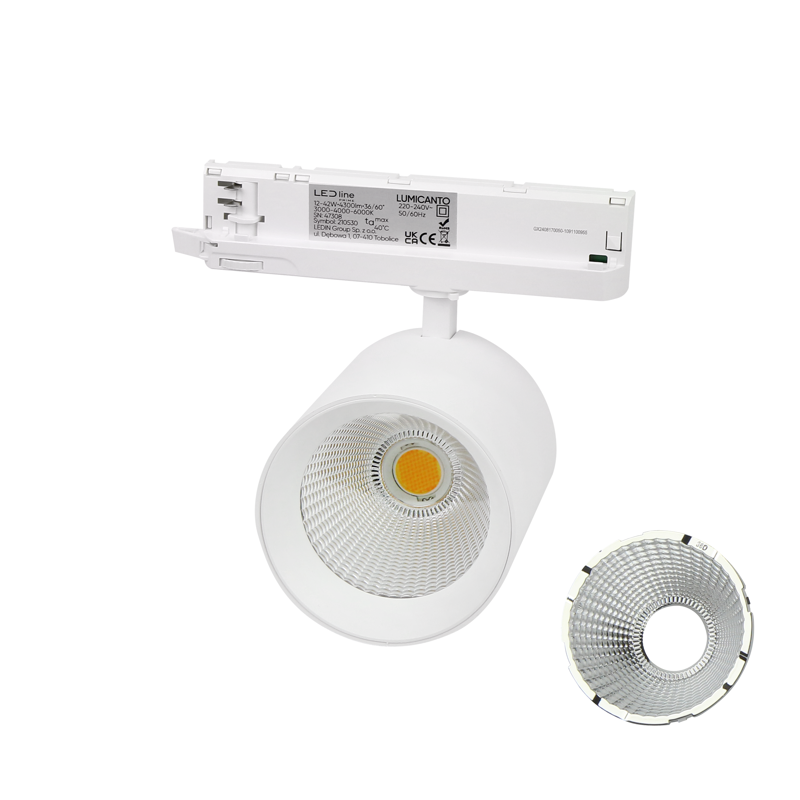 Railspot LUMICANTO 6-20W CCT 36/60° wit PRIME