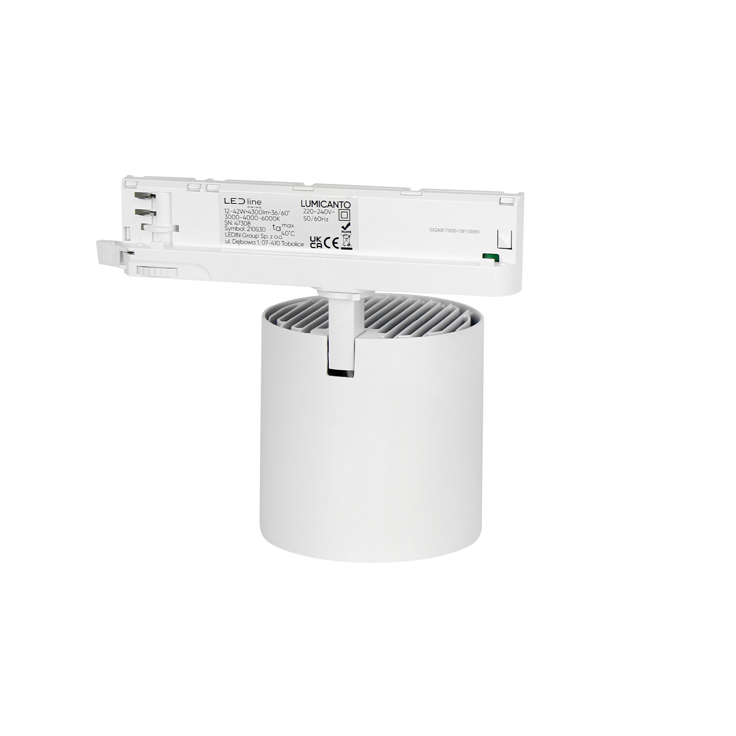 Railspot LUMICANTO 12-42W CCT 36/60° wit PRIME