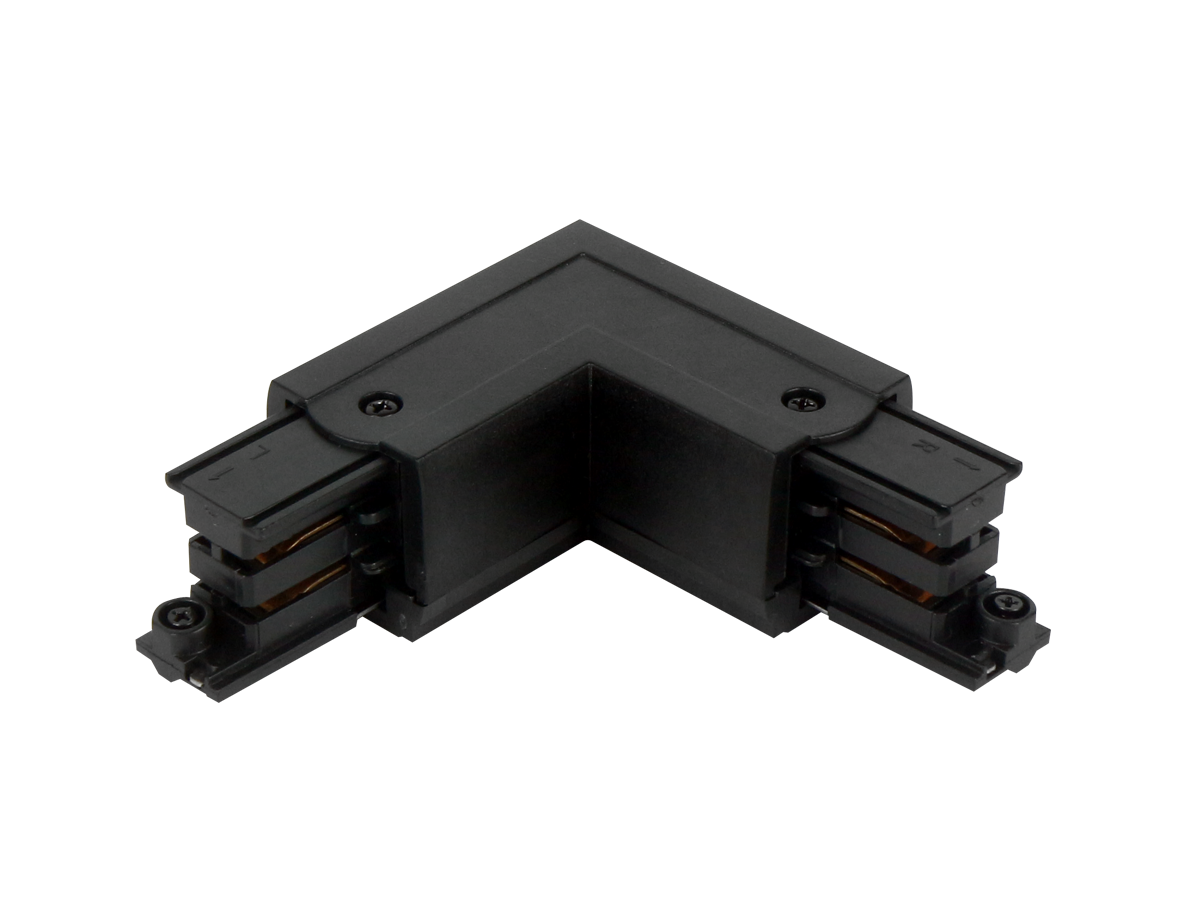 L connector voor LUMICANTO buis links zwart met PRIME voeding