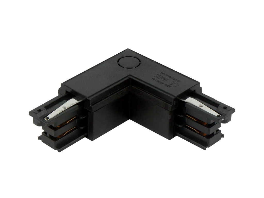 L connector voor LUMICANTO buis links zwart met PRIME voeding