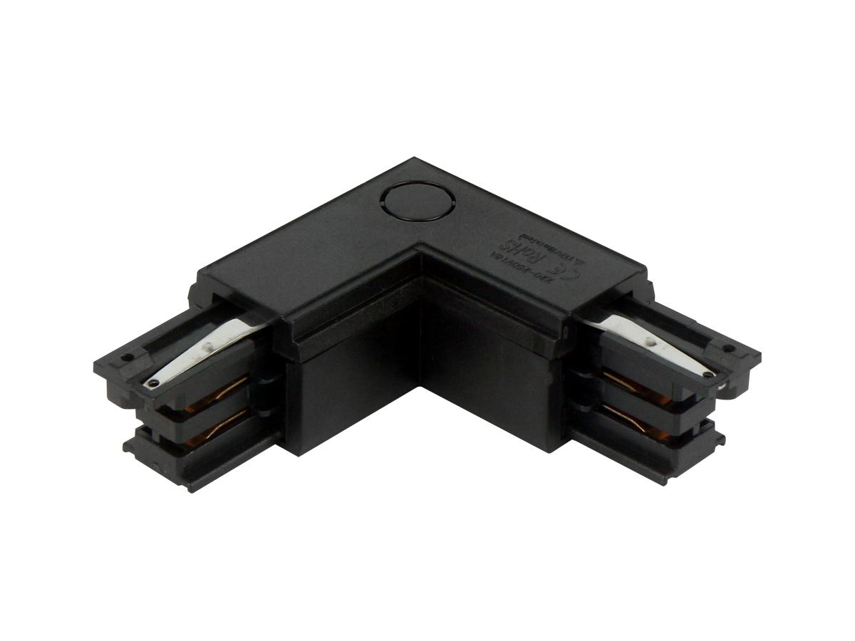 L connector voor LUMICANTO buis links zwart met PRIME voeding