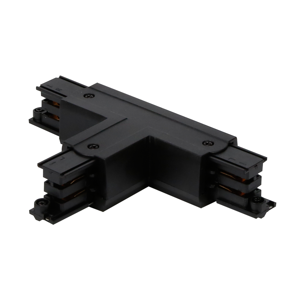 T connector voor LUMICANTO buis links zwart met PRIME voeding