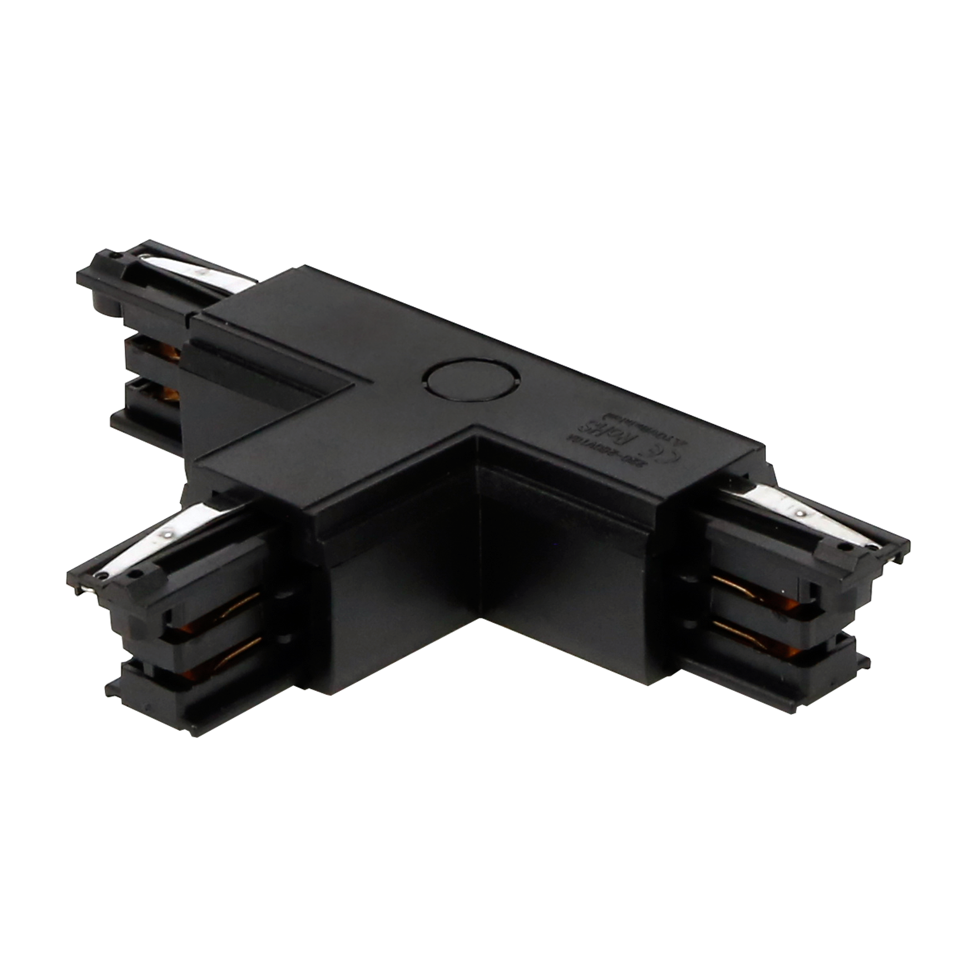 T connector voor LUMICANTO buis links zwart met PRIME voeding