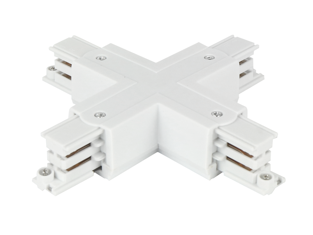 X connector voor LUMICANTO rail wit met PRIME voeding
