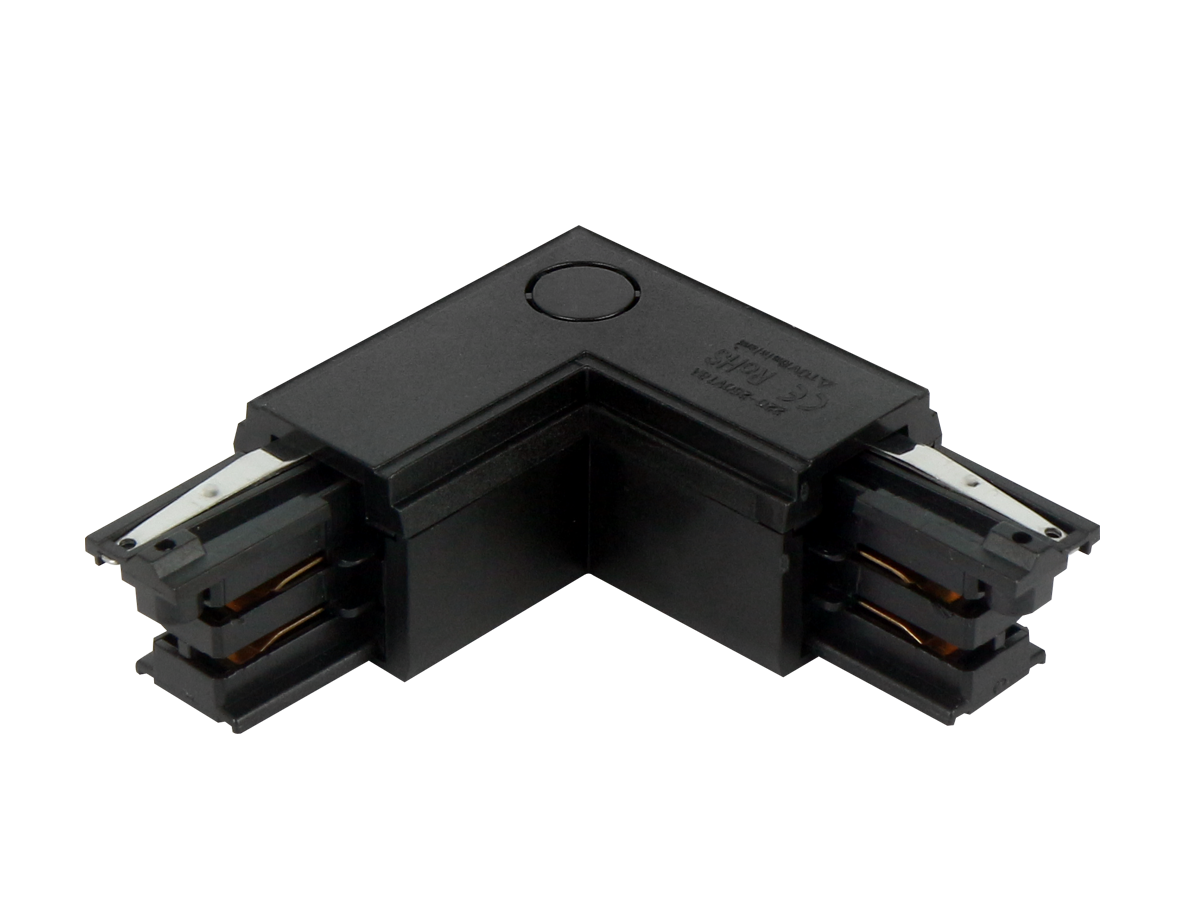 L connector voor LUMICANTO buis rechts zwart met PRIME voeding