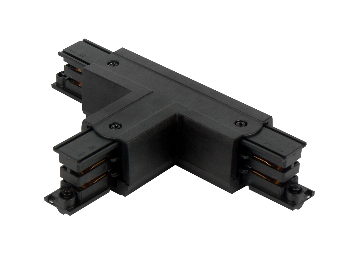 T connector voor LUMICANTO buis rechts zwart met PRIME voeding