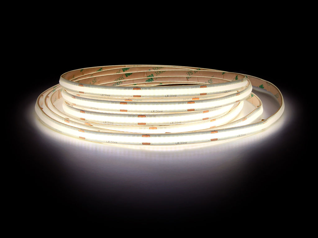 LED tape 320 COB 24V 3000K 8W IP66 9mm 5m 800lm/m PRIME