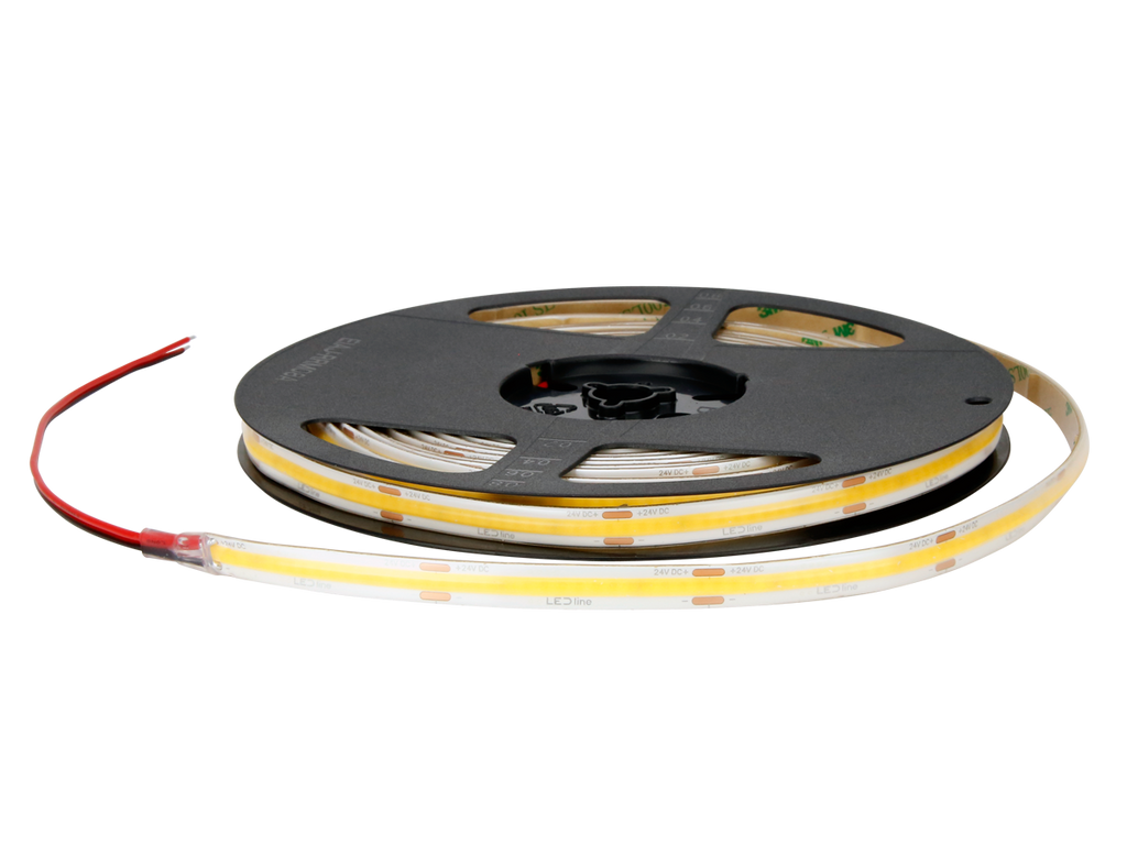 LED tape 320 COB 24V 3000K 8W IP66 9mm 5m 800lm/m PRIME