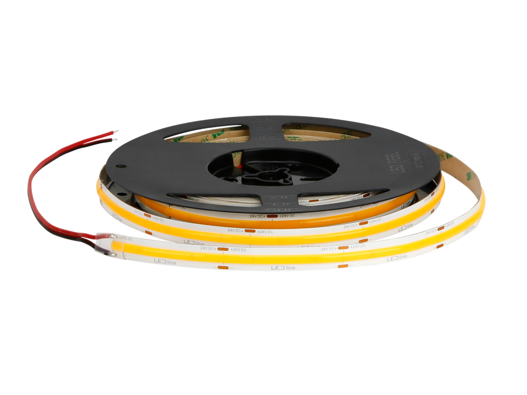 LED-strip 480 COB 24V 3000K 18W IP20 10mm 5m 1800lm/m PRIME