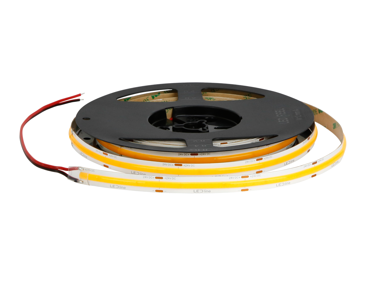 LED-strip 480 COB 24V 3000K 18W IP20 10mm 5m 1800lm/m PRIME