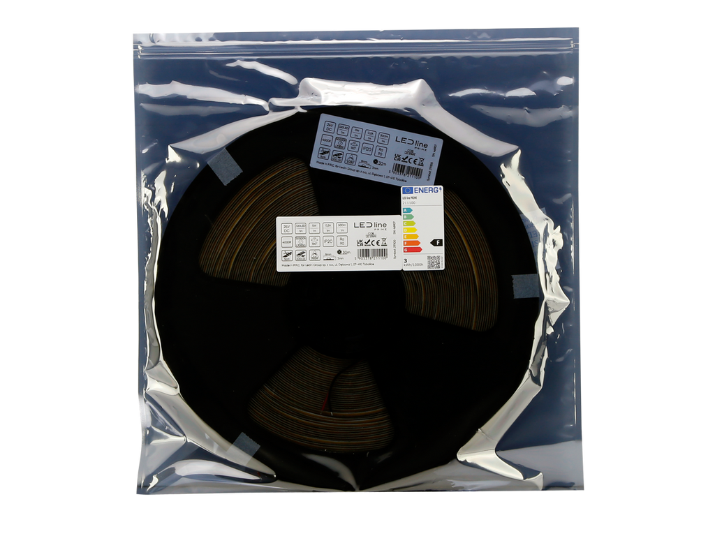 LED tape 320 COB 24V 4000K 5W IP20 8mm 30m 500lm/m PRIME