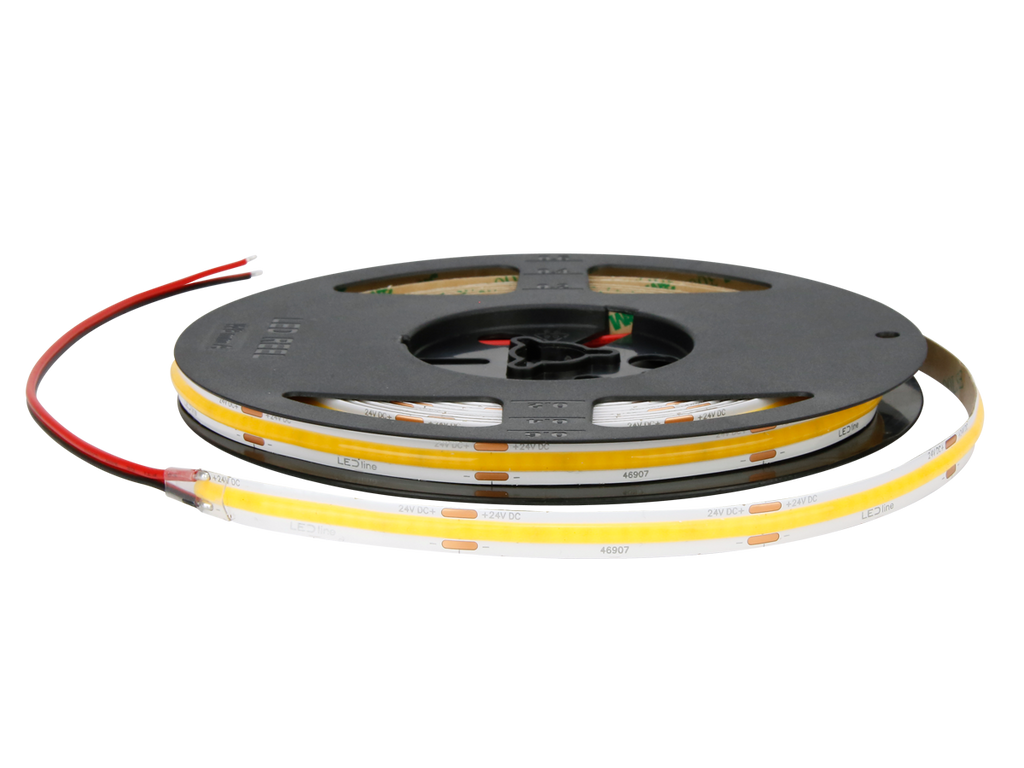 LED tape 320 COB 24V 6500K 5W IP20 8mm 5m 500lm/m PRIME