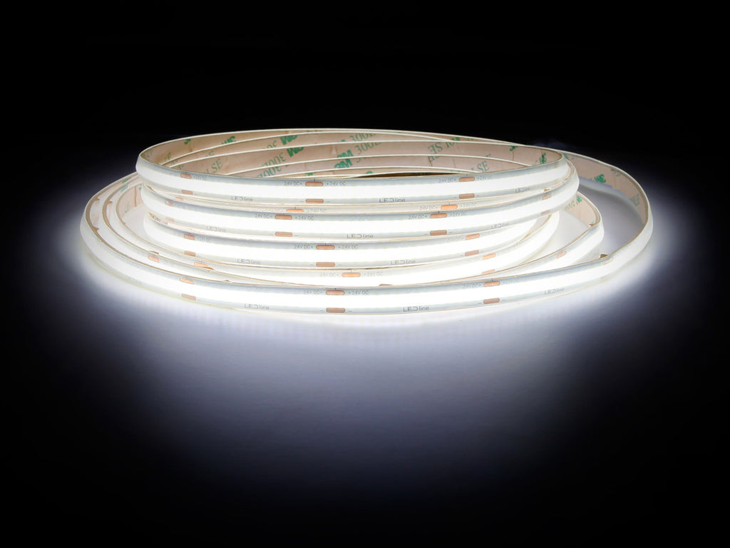 LED 320 COB 24V 6500K 5W IP66 9mm 5m 500lm/m PRIME