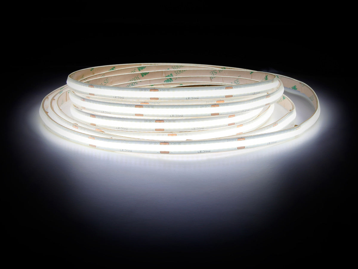 LED 320 COB 24V 6500K 5W IP66 9mm 5m 500lm/m PRIME