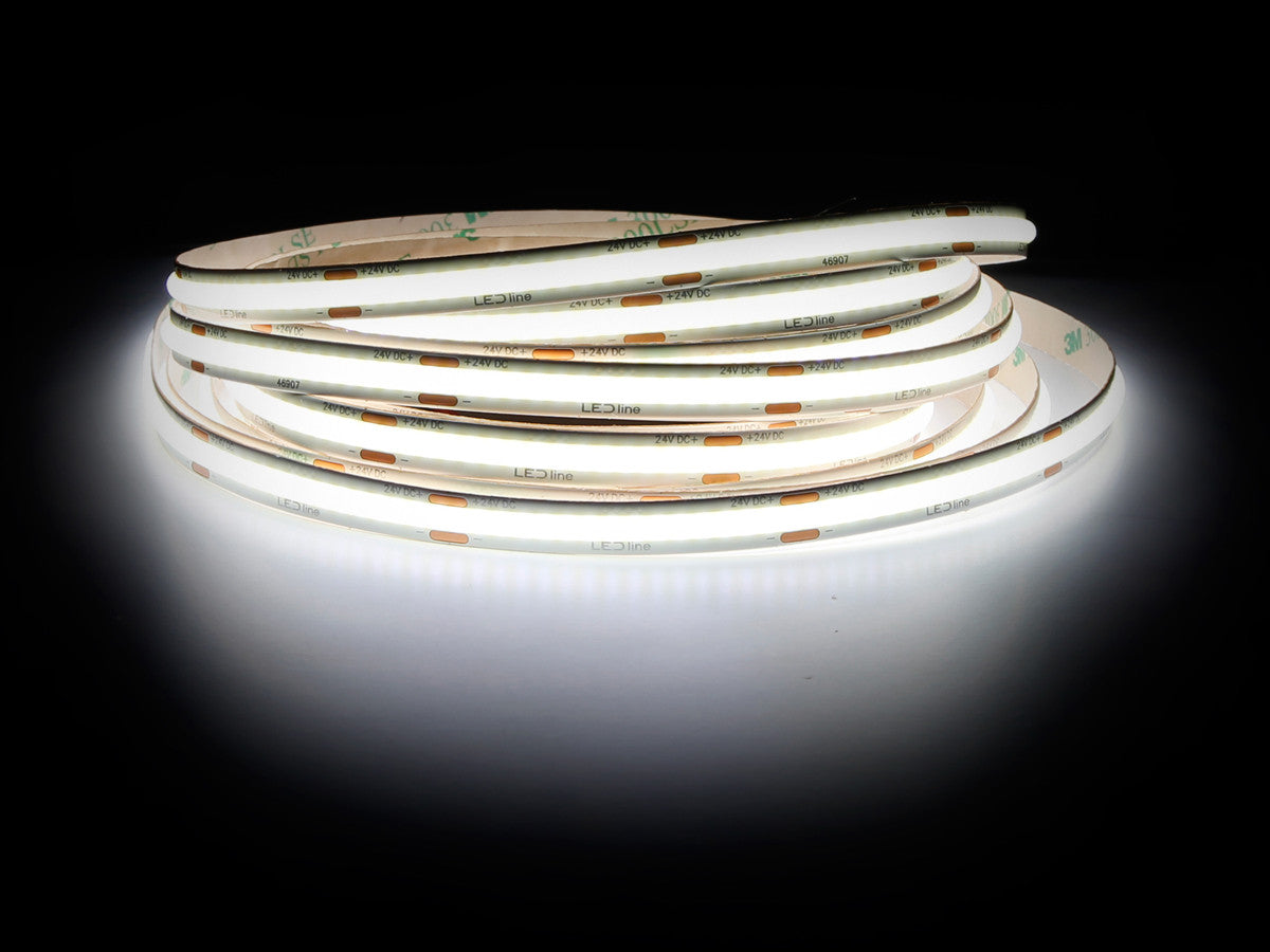 LED 320 COB 24V 6500K 5W IP20 8mm 30m 500lm/m PRIME