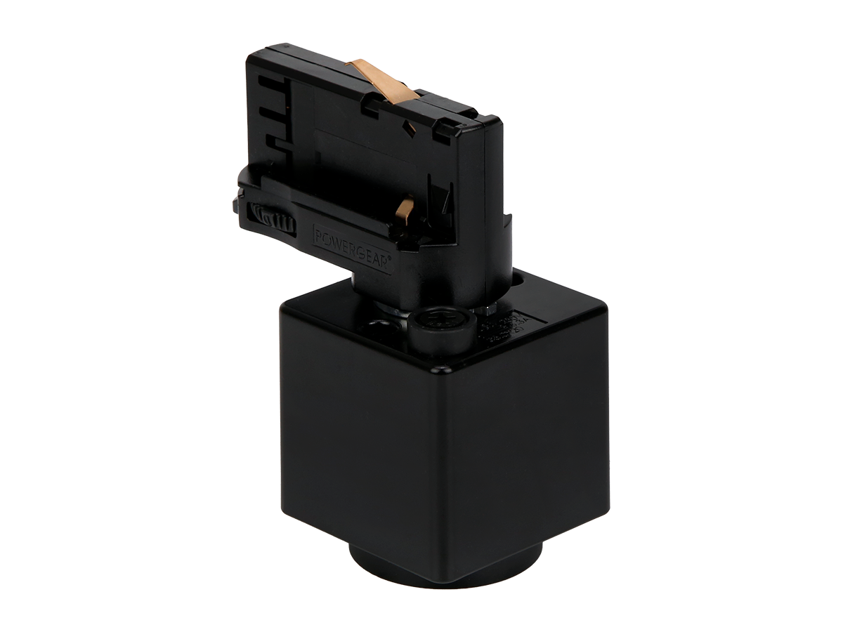 230V stopcontact voor LUMICANTO rail zwart PRIME