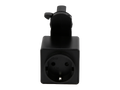 230V stopcontact voor LUMICANTO rail zwart PRIME