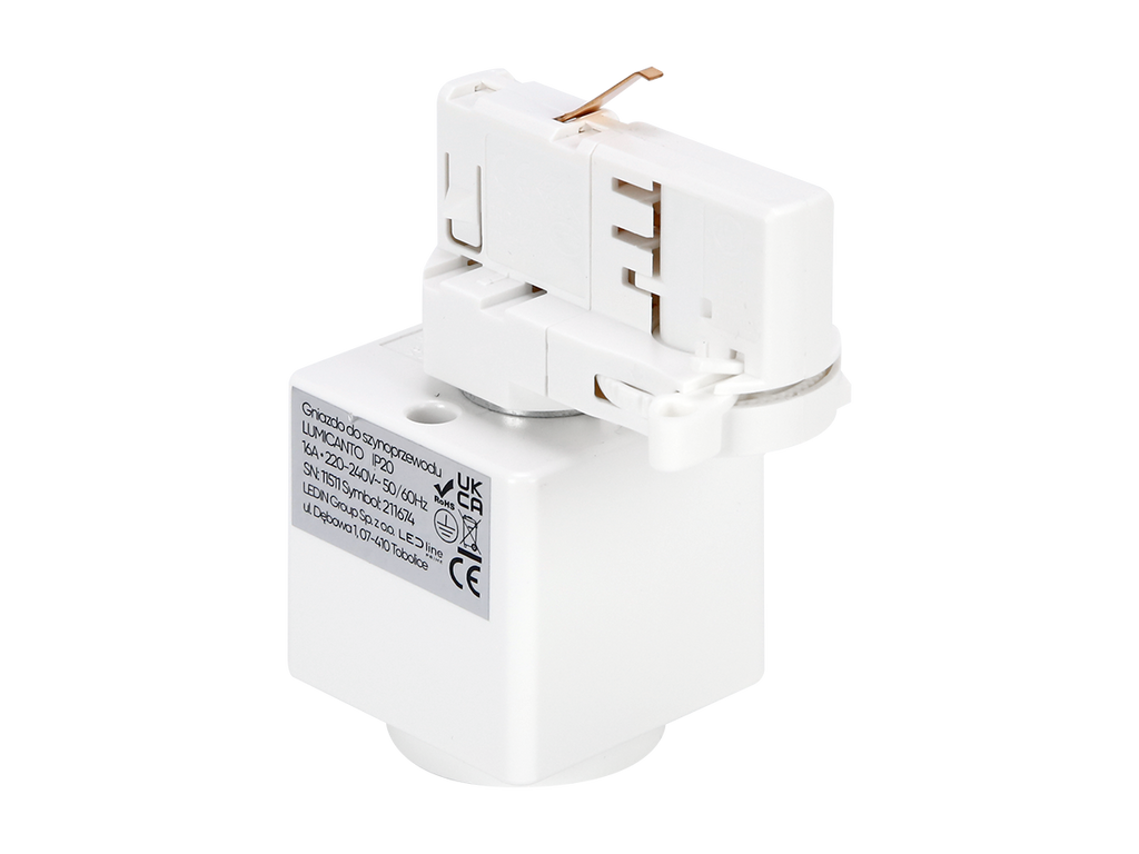 230V aansluiting voor LUMICANTO rail wit PRIME