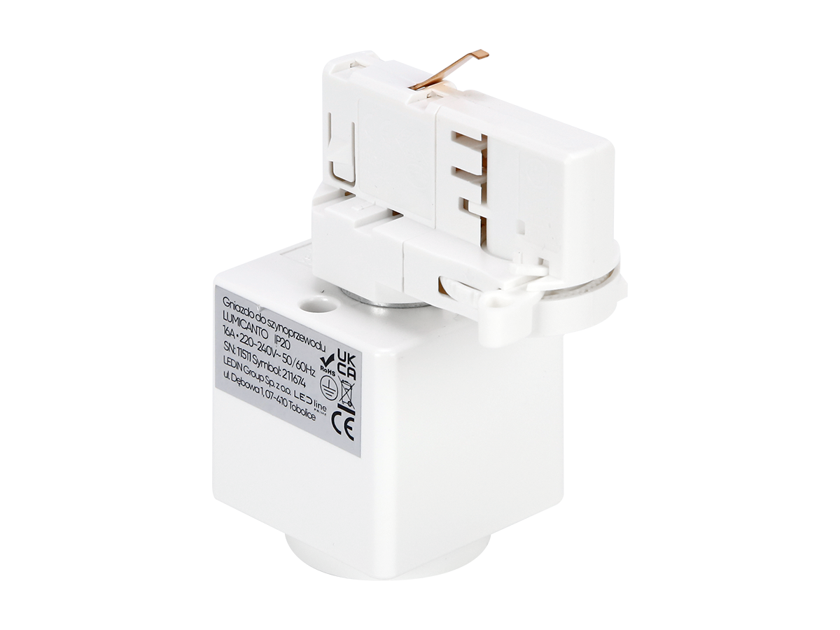 230V aansluiting voor LUMICANTO rail wit PRIME
