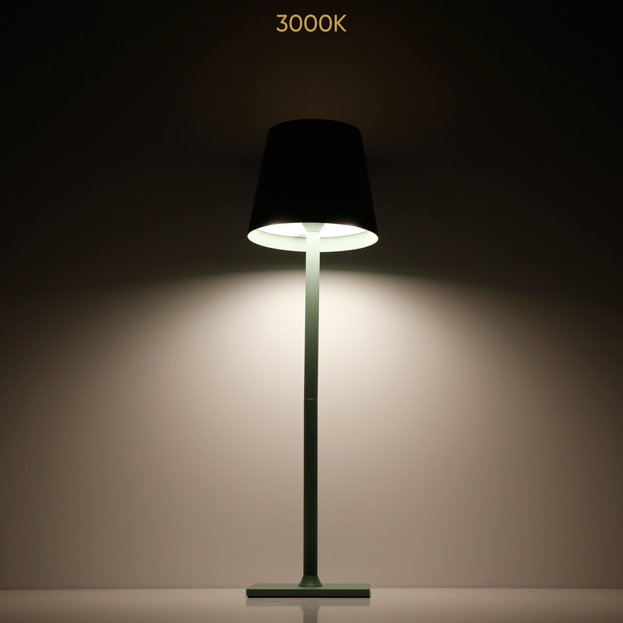 Tafellamp TAZA 3,5W 400lm CCT IP54 groen 2x2000mAh 4in1 LITE