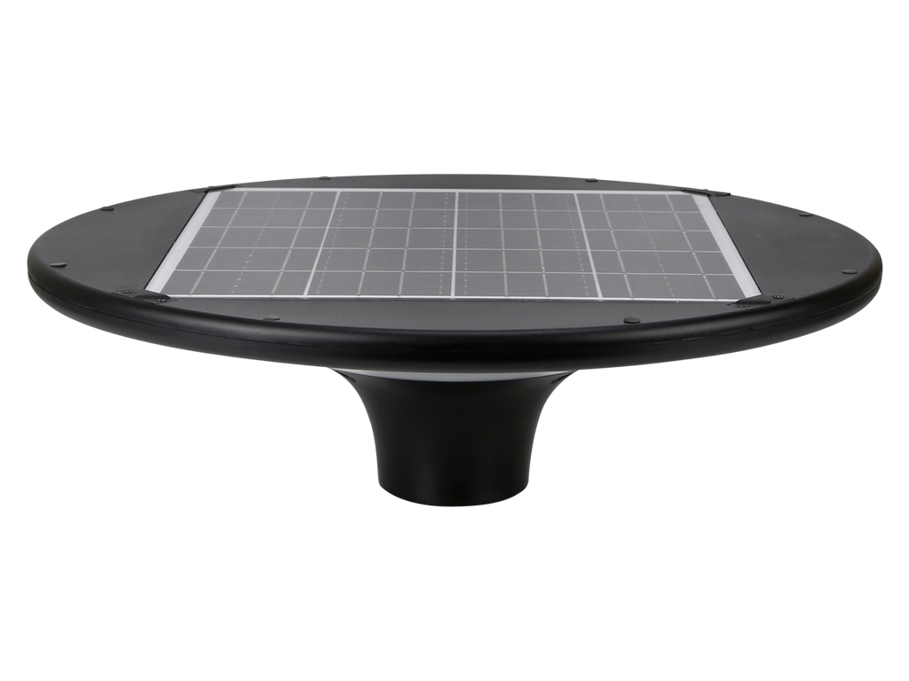 Solar parkverlichting SUNLO 2CCT (3/4K) 2200lm IP65 zwart PRIME