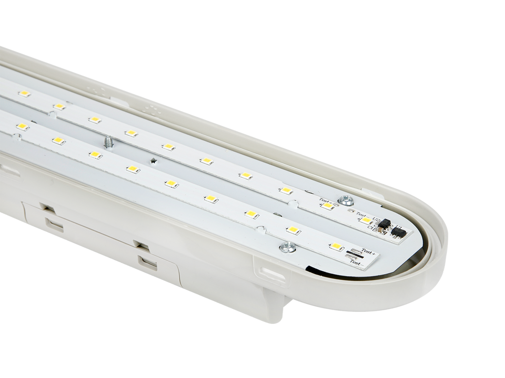 Hermetische armatuur LINERIS 4000K 36W 4320lm IP65 120cm grijs 2x1,5mm LITE