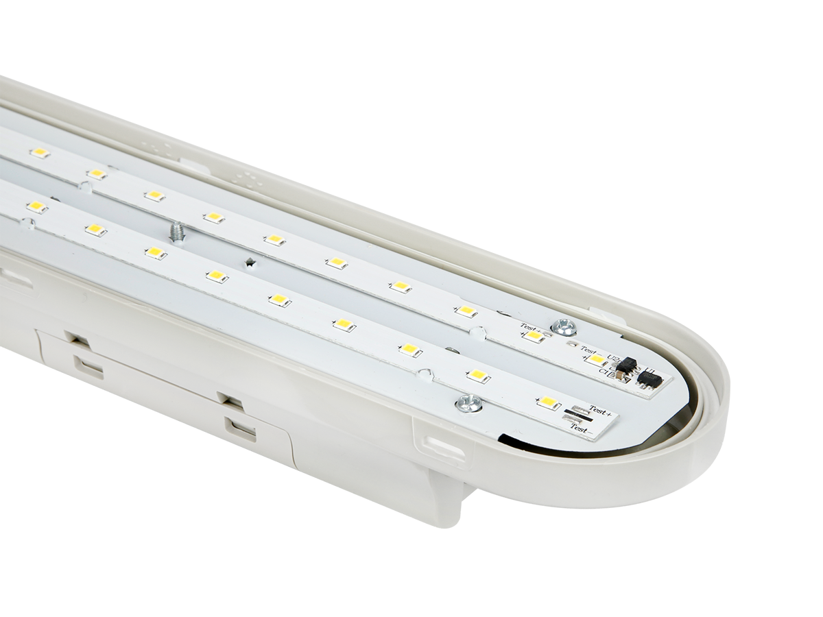 Hermetische armatuur LINERIS 4000K 36W 4320lm IP65 120cm grijs 2x1,5mm LITE