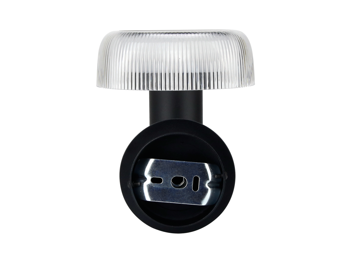 Solar wandlamp SUNTIS 3000K 170lm 2Ah USB-C rond IP54 zwart PRIME