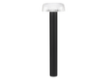 Solar grondspiegel SUNTIS 3000K 170lm 2Ah USB-C rond IP54 zwart PRIME