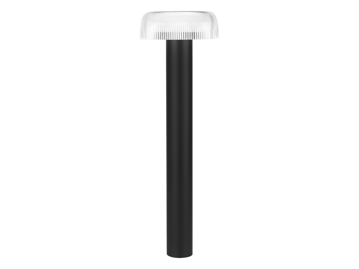 Solar grondspiegel SUNTIS 3000K 170lm 2Ah USB-C rond IP54 zwart PRIME