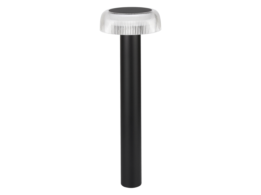 Solar grondspiegel SUNTIS 3000K 170lm 2Ah USB-C rond IP54 zwart PRIME