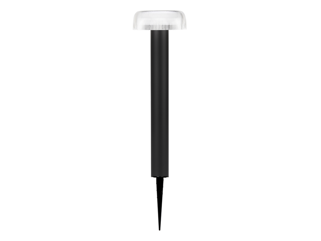 Solar grondspiegel SUNTIS 3000K 170lm 2Ah USB-C rond IP54 zwart PRIME