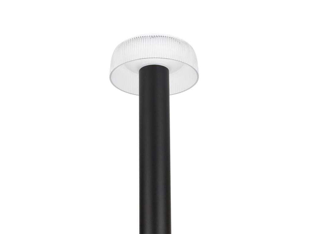 Solar grondspiegel SUNTIS 3000K 170lm 2Ah USB-C rond IP54 zwart PRIME