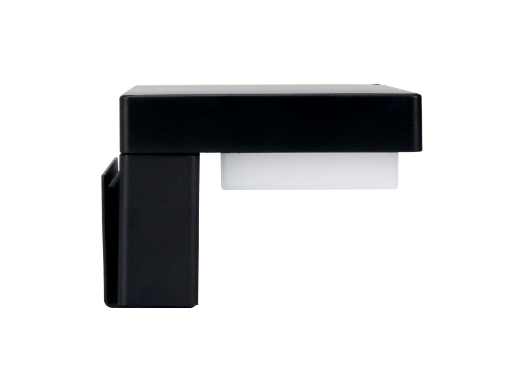 Solar wandlamp SUNTIS 3000K 220lm 2Ah USB-C vierkant IP54 zwart PRIME