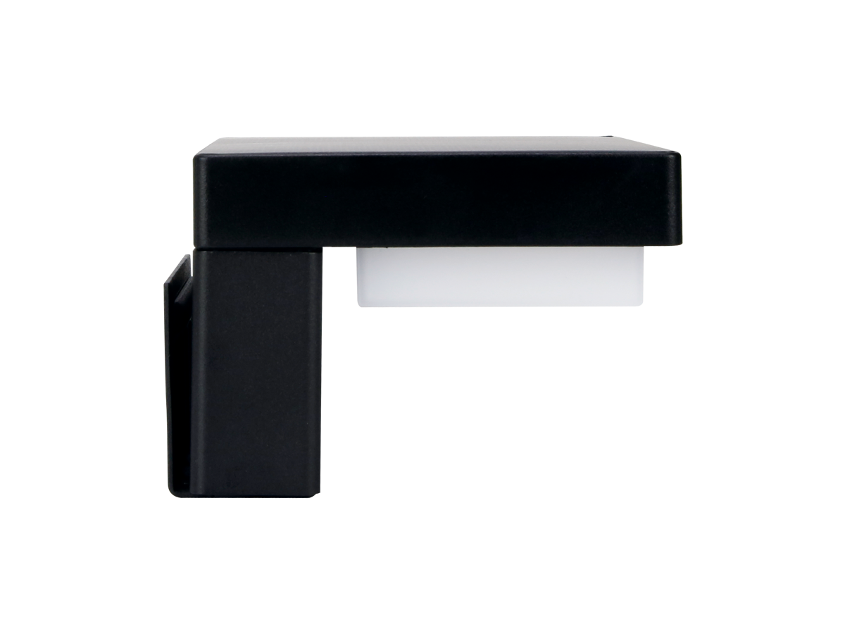 Solar wandlamp SUNTIS 3000K 220lm 2Ah USB-C vierkant IP54 zwart PRIME