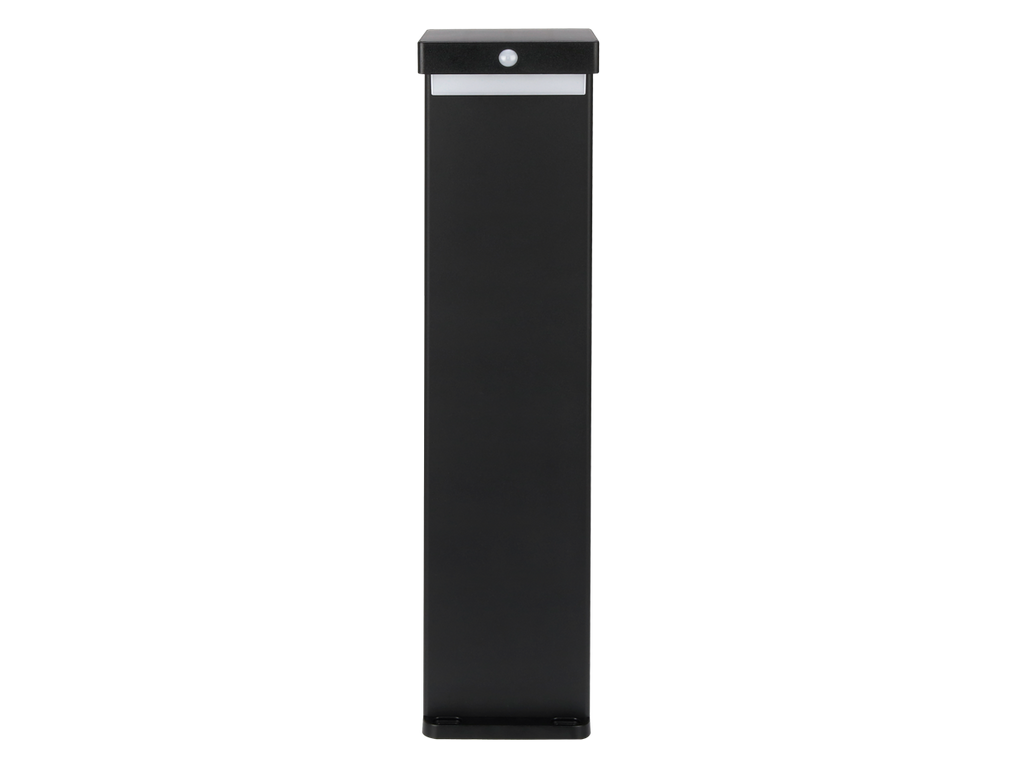 Solar grondspiegel SUNTIS 3000K 220lm 2Ah USB-C vierkant IP54 zwart PRIME