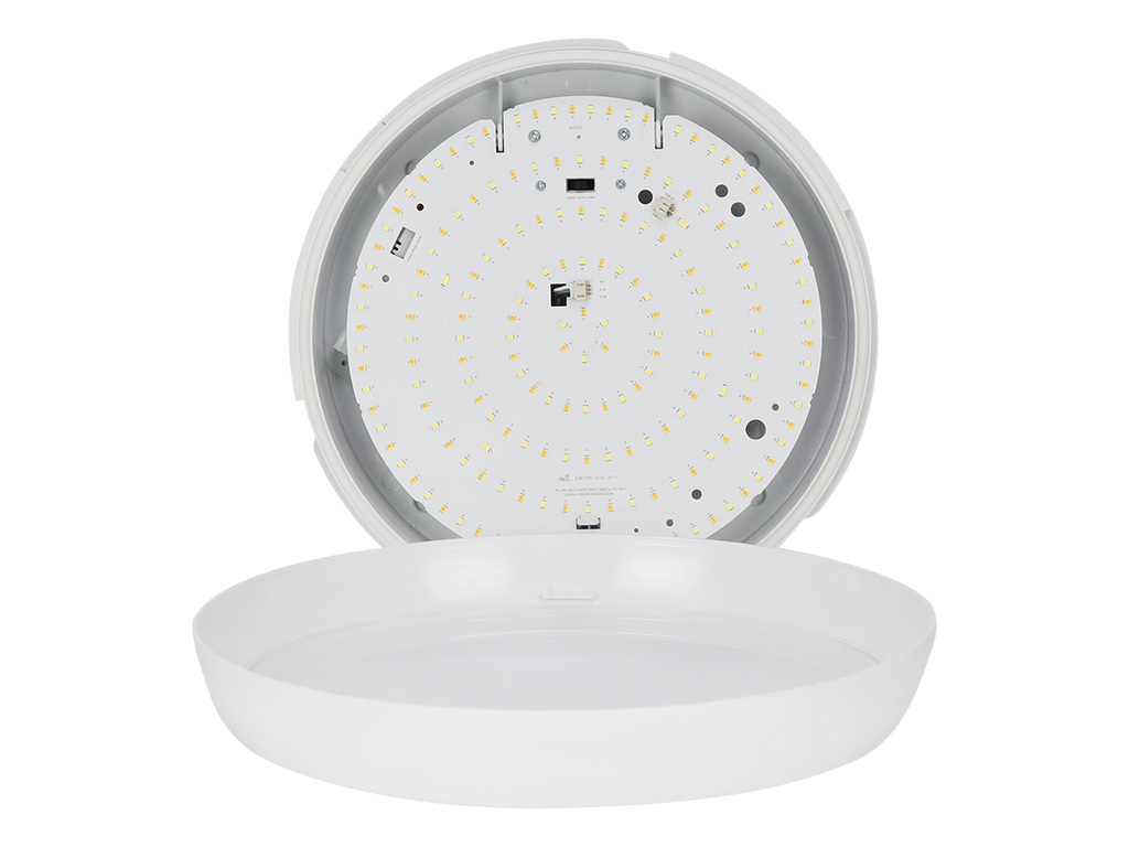 Plafonlamp LEDIS 3CCT(3K/4K/6K) 12/16W 1600lm rond IP65 wit PRIME