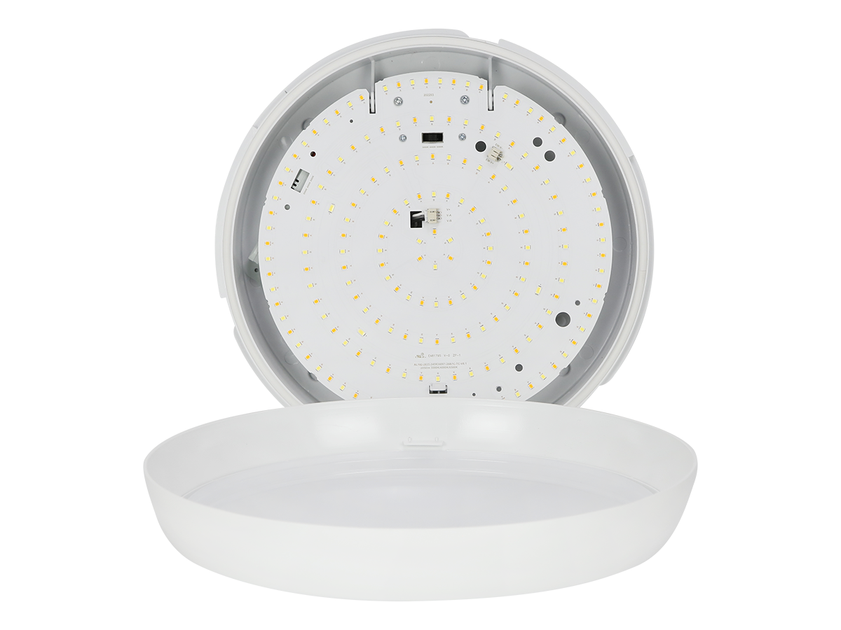 Plafonlamp LEDIS 3CCT(3K/4K/6K) 12/16W 1600lm rond IP65 wit PRIME