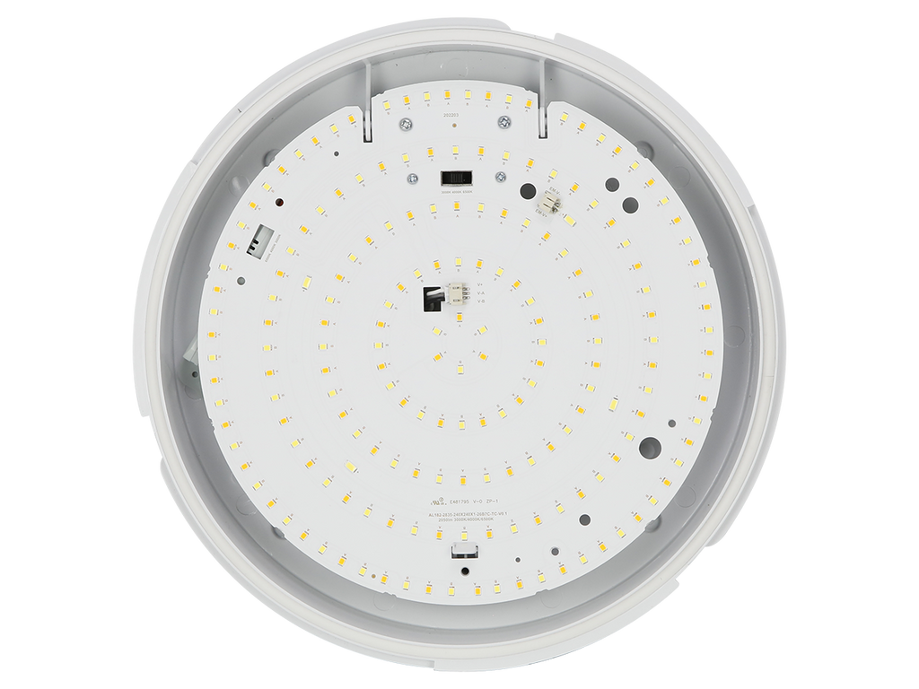 Plafonlamp LEDIS 3CCT(3K/4K/6K) 12/16W 1600lm rond IP65 wit PRIME