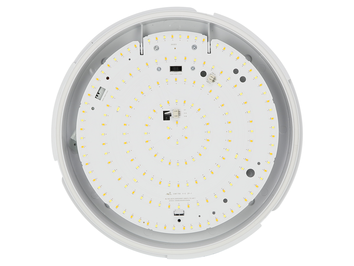 Plafonlamp LEDIS 3CCT(3K/4K/6K) 12/16W 1600lm rond IP65 wit PRIME DALI