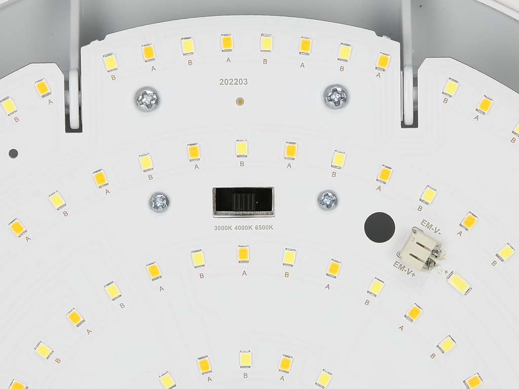 Plafonlamp LEDIS 3CCT(3K/4K/6K) 12/16W 1600lm rond IP65 wit PRIME