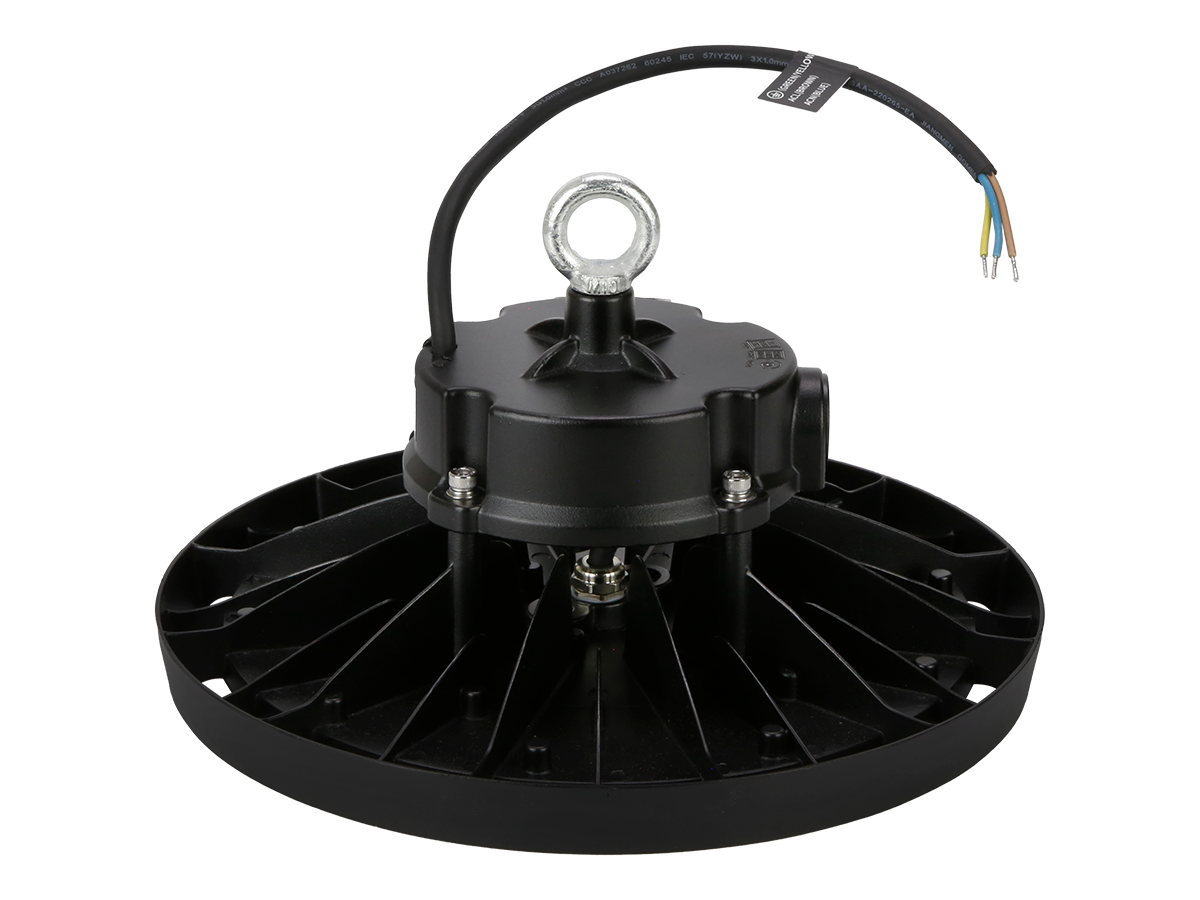 Highbay Armatuur SERON 3CCT (3/4/5,7K) 200/160/120W 28000lm 120° IP65 zwart PRIME