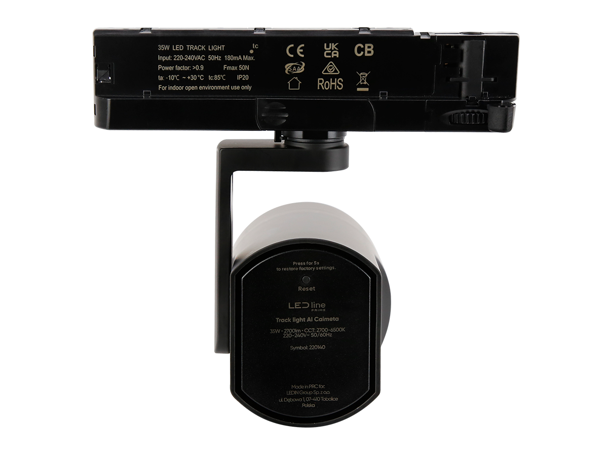 Railspot AI LED line x Caimeta 35W CCT 36° zwart PRIME