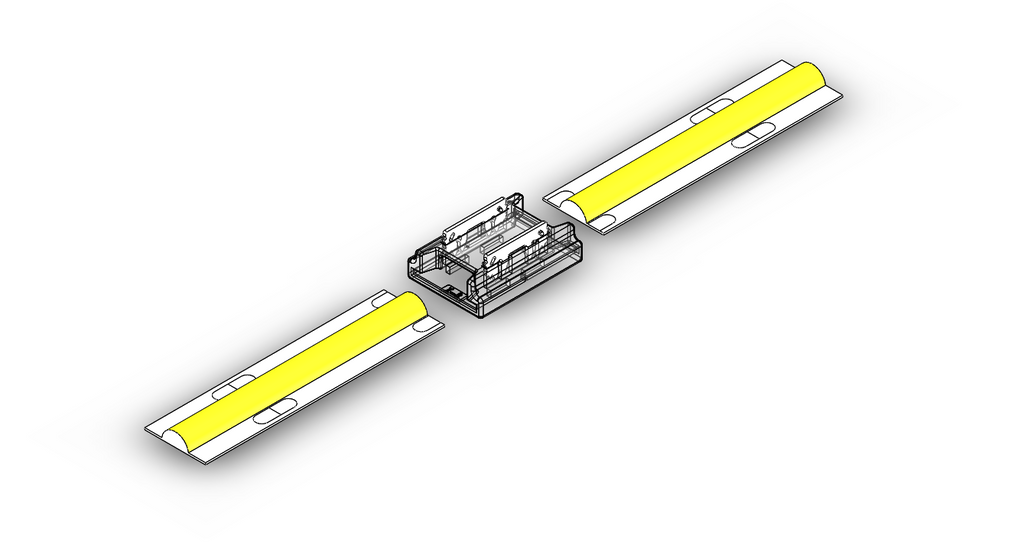 Fast Connector 3gen. rechte SMD/COB 2pin 8mm 6A PCB-PCB PRIME (10 stuks)