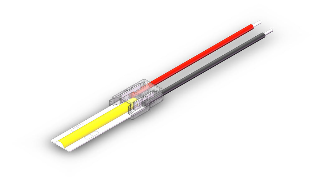 Fast Connector 3gen. SMD/COB 2pin 8mm 6A PCB-kabel 15cm PRIME (10 stuks)